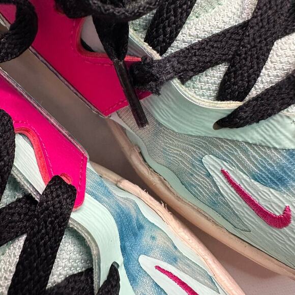 Nike Kyrie 5 Low Community Mens Size 8.5 Blue Basketball Athletic Shoes Sneakers - Picture 8 of 12